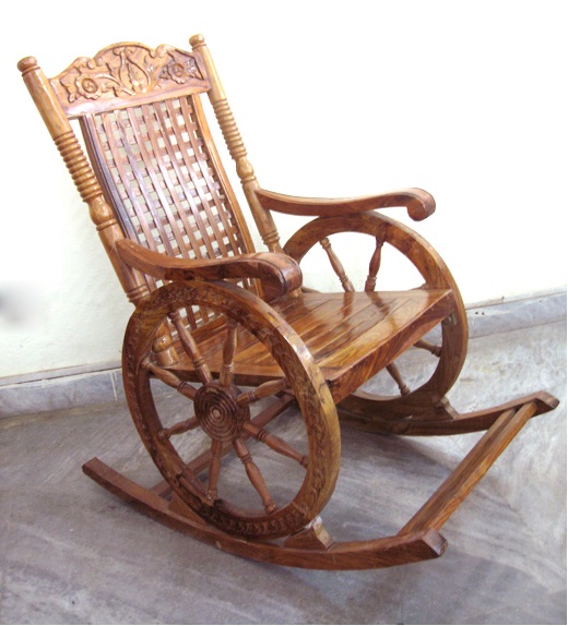 Sheesham Wood Rocking Chair | Used Furniture for Sale