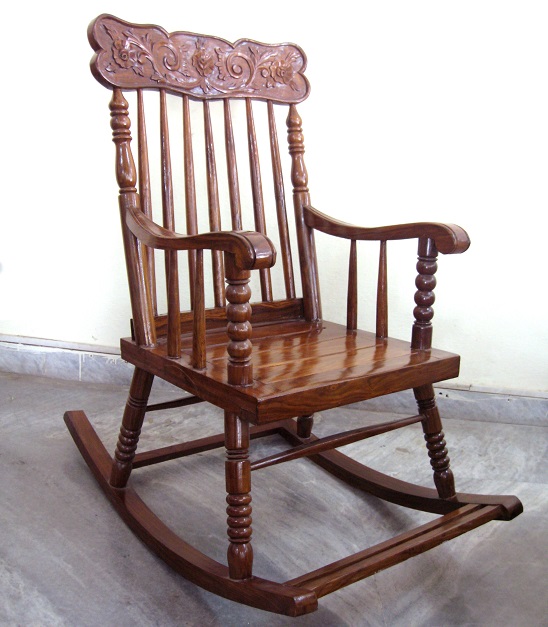 Large Rocking Chairs For Sale / Nice leather like chair for sale
