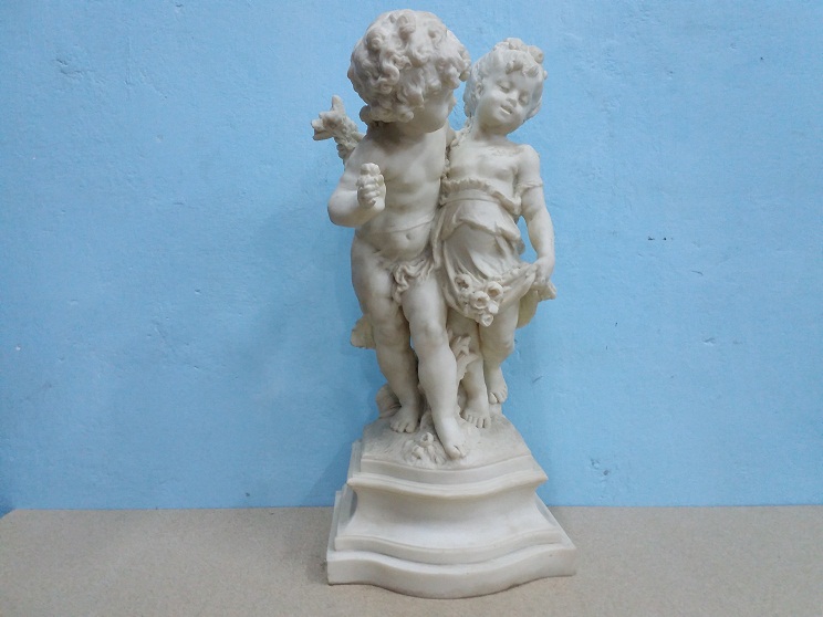 Roman Boy & Girl Statue