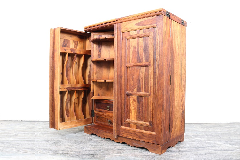 Wooden Bar Cabinet For Living Room