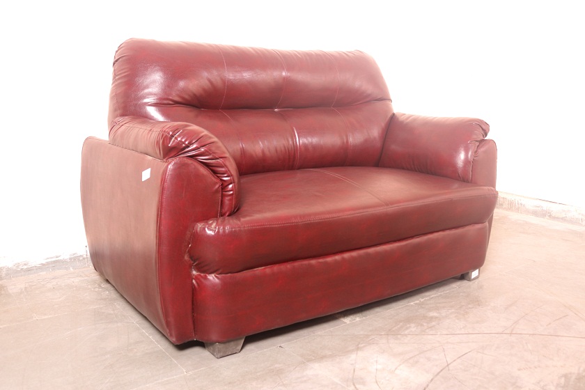 leather finished 5 seater sofa set