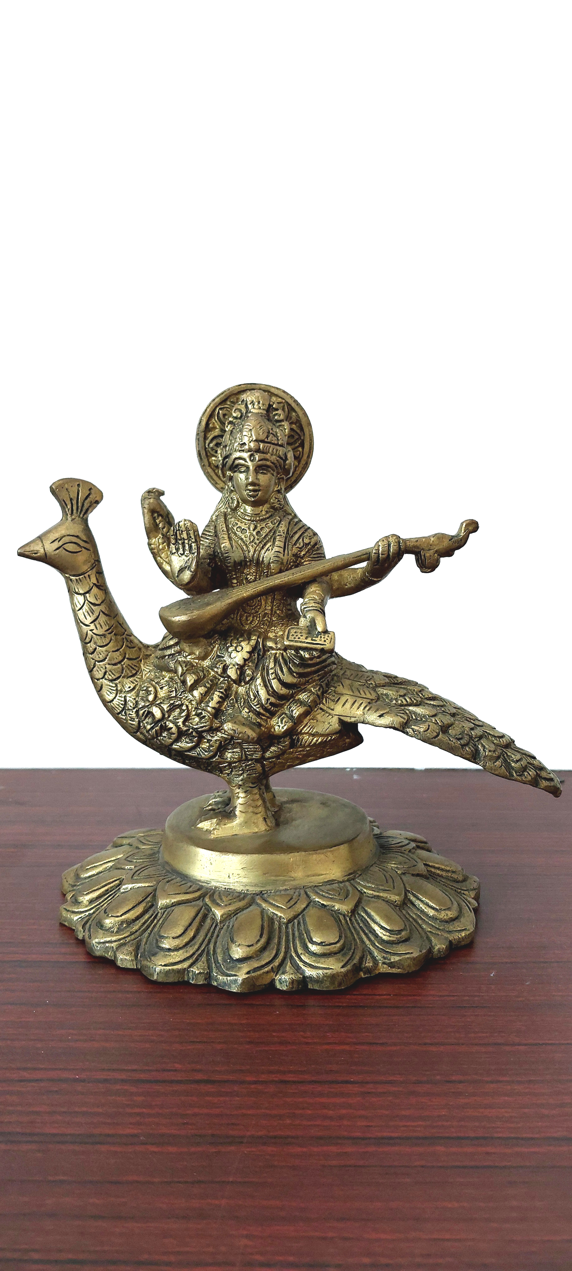 Brass Sarswati Ji