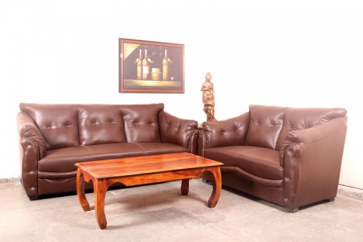 used 5 Seater Brown Sofa Set
