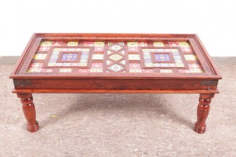 used 4x2 Ft Tile Fitted Center Table