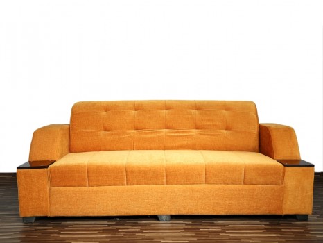 used OLA Orange 3 Seater Sofa