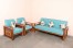 5 Seater Pearl Wood Sofa