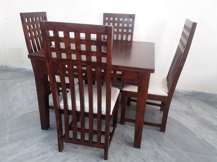4 Chair Sheesham Dining Table | Used Furniture for Sale