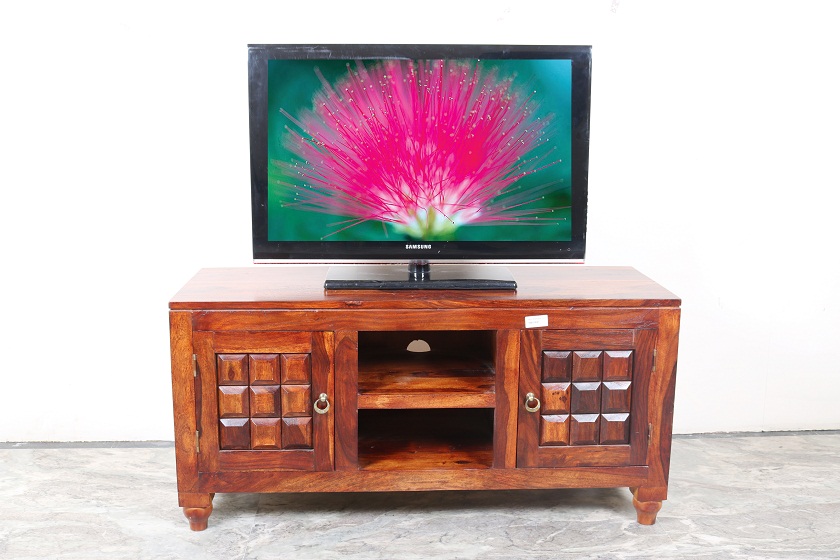 Solid Wood Low TV Cabinet