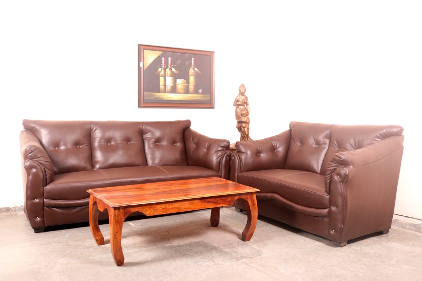 5 Seater Brown Sofa Set
