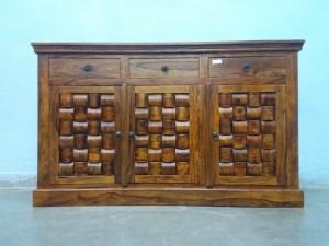 used Solid Wood Brick Side Board