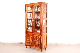 used Crockery Cum Book Rack