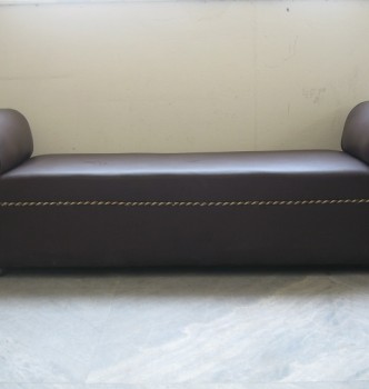 used Brown Leatherite Settee