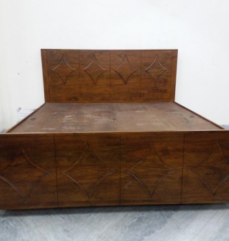 used Sheesham Wood Box Bed