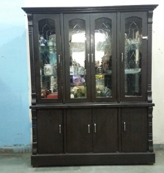 used Wooden Crockery Cabinet