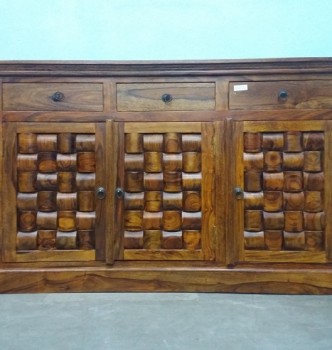 used Solid Wood Brick Side Board