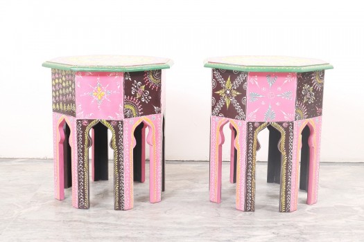 used Multi Color Octo Stool