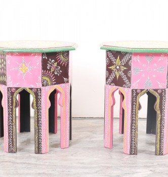 used Multi Color Octo Stool