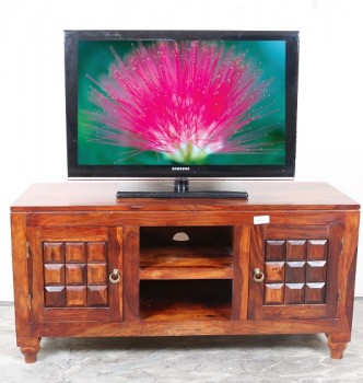 used Solid Wood Low TV Cabinet