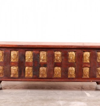 used Brass Fitted Buddha Trunk