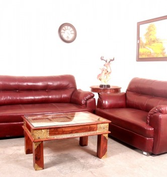 used 5 Seater Leather Sofa