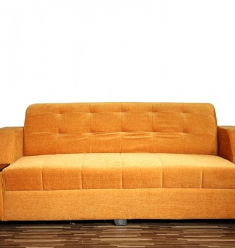 used OLA Orange 3 Seater Sofa