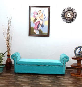 used Sky Blue Settee