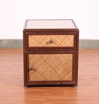used Cane Side Table