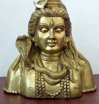 used Brass Shiva Statue