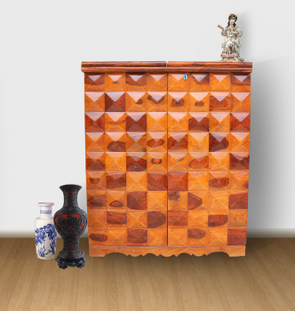 used Sheesham Pearl Bar Cabinet