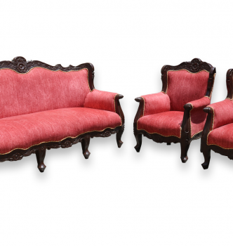 used 5 Seater Wooden Sofa