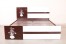Flower Double Bed With Mattress