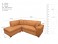 Beige L Shape Sofa with Settee