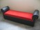 Red & Black Settee