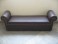 Brown Leatherite Settee