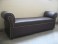 Brown Leatherite Settee