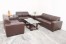 7 Seater Brown Leatherite Sofa