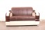 Cream & Brown Sofa