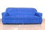 5 Seater Royal Blue Fabric Sofa