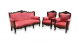 5 Seater Wooden Sofa