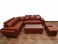 Alica L sofa with Coffee table & puffies