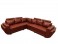 Alica L sofa with Coffee table & puffies