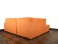 Orange L Sofa with Settee