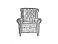High Back Bedroom Chair