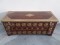 second handSolid Wood & Brass Trunk-2