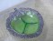 second handGlass And White Metal Decorative plates