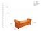 second handOrange Settee
