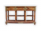 second handBrass Fitted Console Table