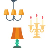 Lamp & Candle Stand
