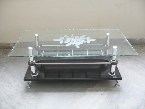 used Stylish Center table Glass Top
