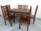 second handSolid & Brass Fitted Dining Set